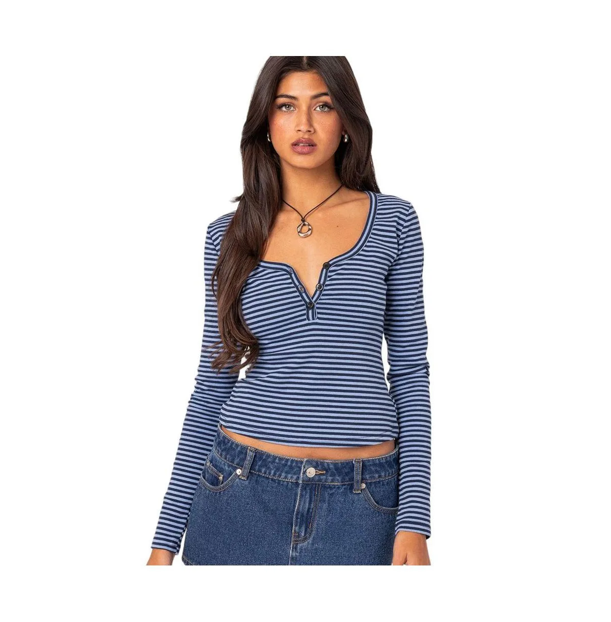 Jocelyn Striped Top by Edikted