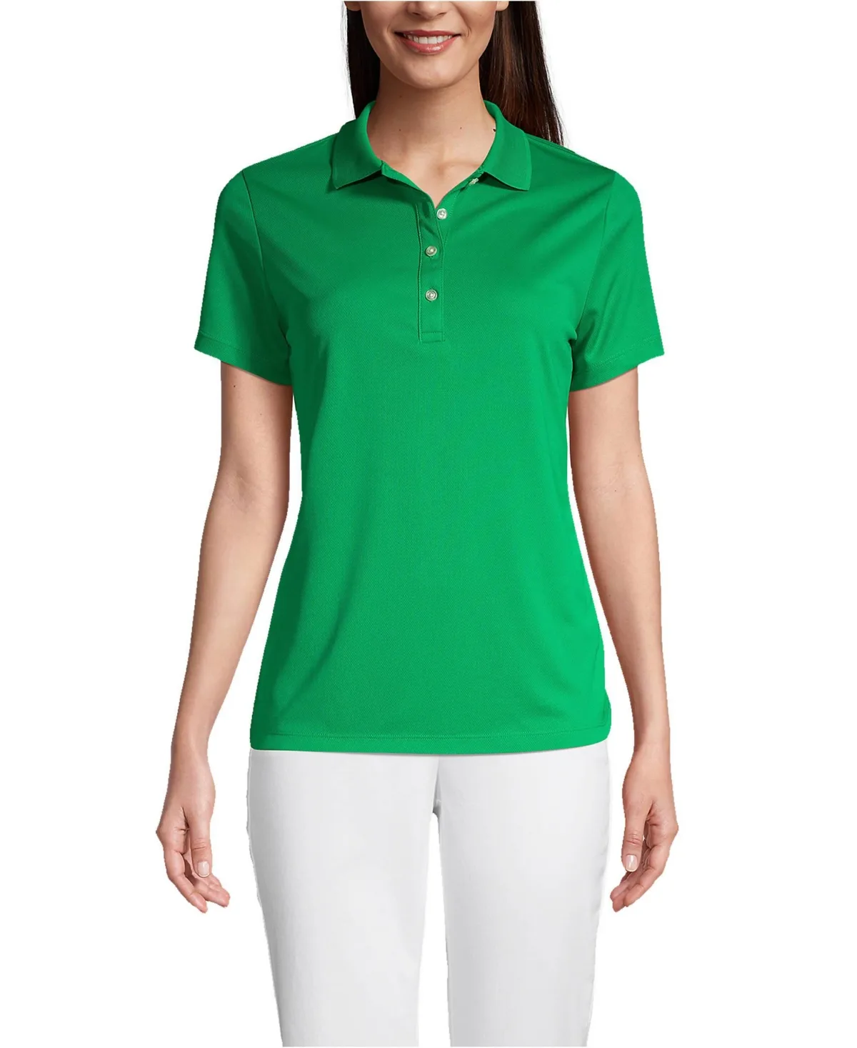 Short Sleeve Solid Active Polo