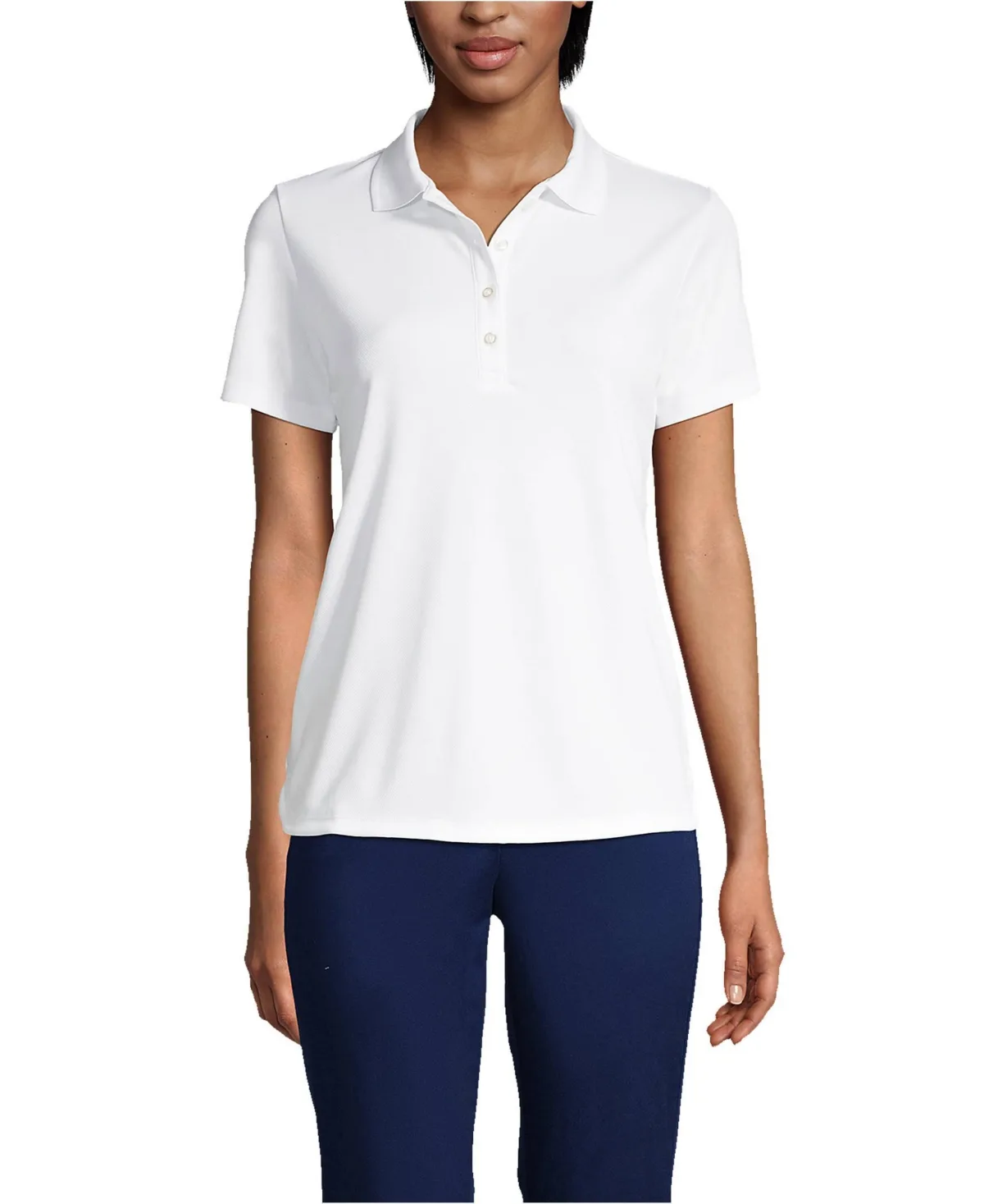 Short Sleeve Solid Active Polo