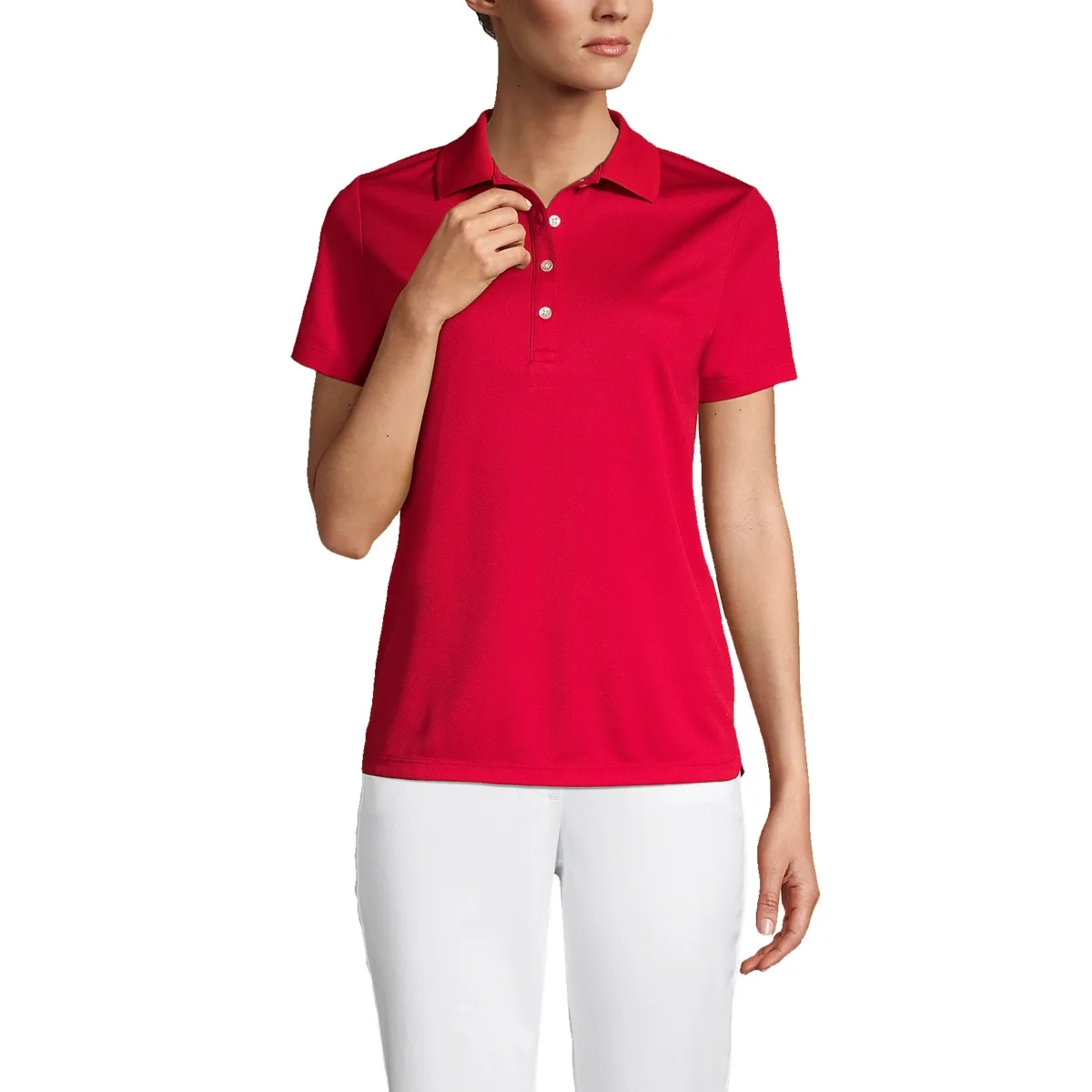 Short Sleeve Solid Active Polo
