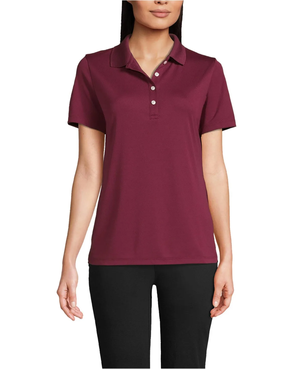 Short Sleeve Solid Active Polo