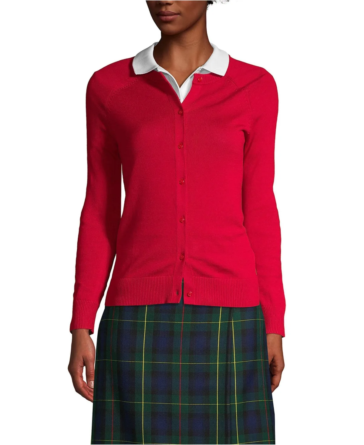 Cotton Modal Cardigan Sweater by Lands' End