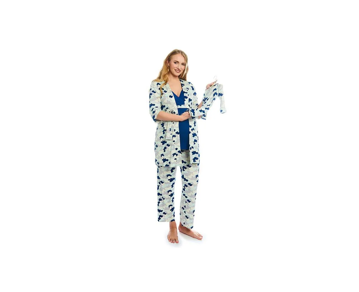 Analise During & After 5-Piece Maternity/Nursing Sleep Set