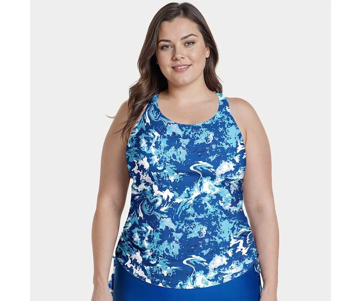 Maya Tankini Swim Top with Built in Bra by Calypsa
