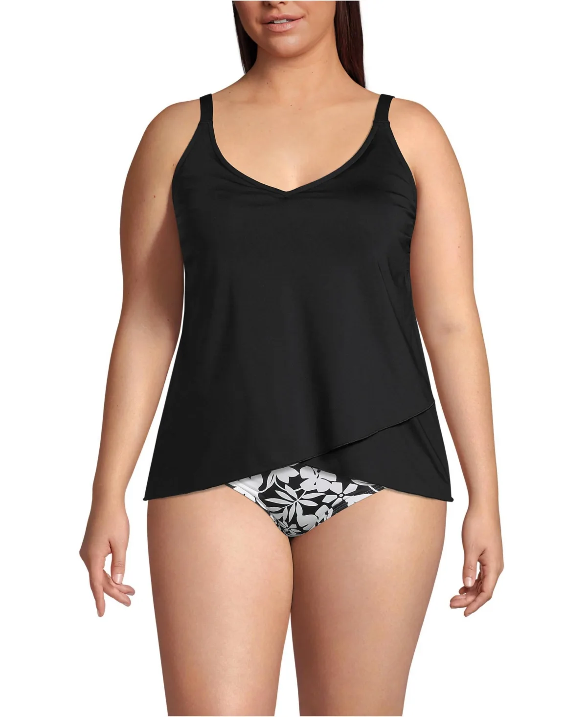 Tulip Hem Tankini Top