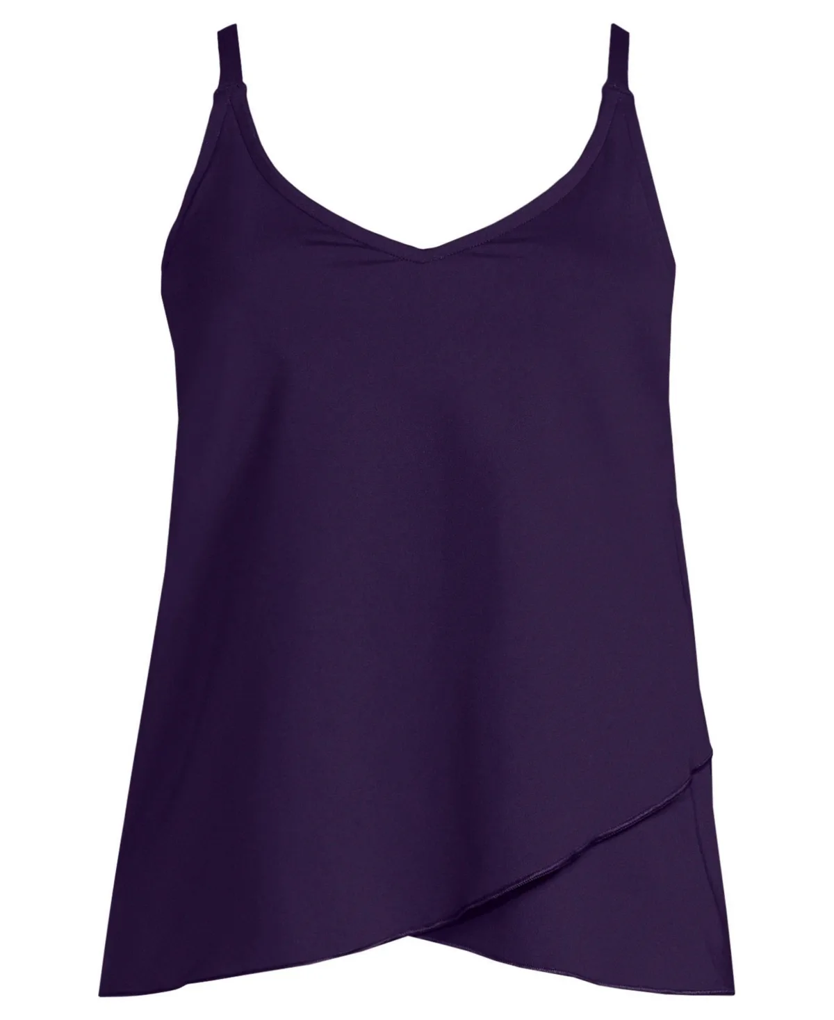 Tulip Hem Tankini Top by Lands' End
