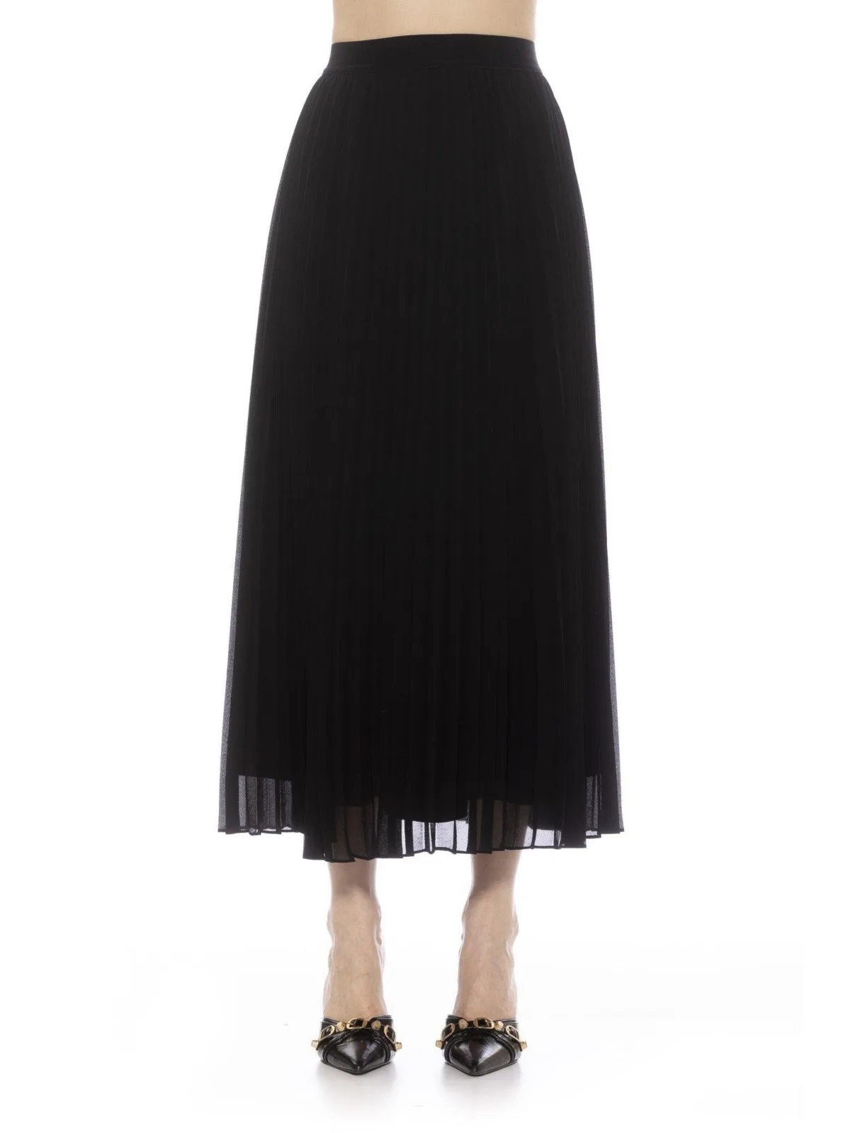 Kesia Midi Pleated Skirt by Alexia Admor