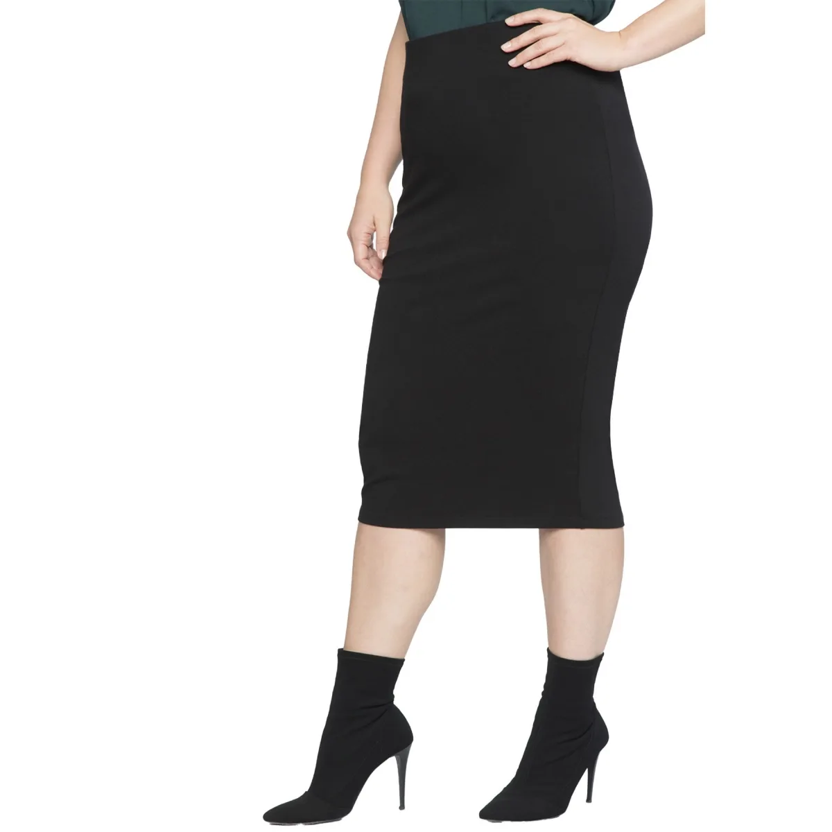 Knit Column Skirt