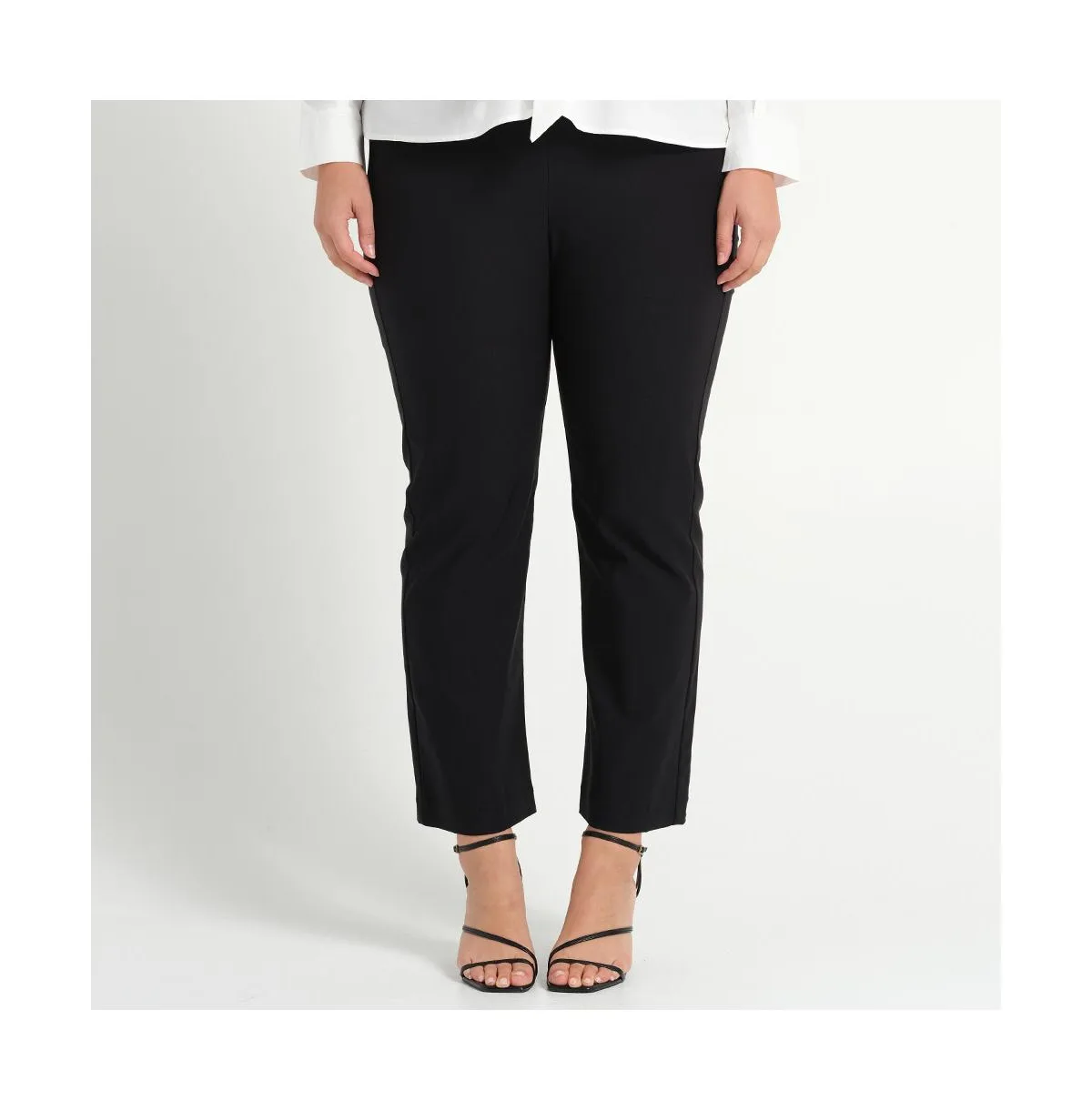 Kora Straight Leg High Rise Slim Pant by Estelle