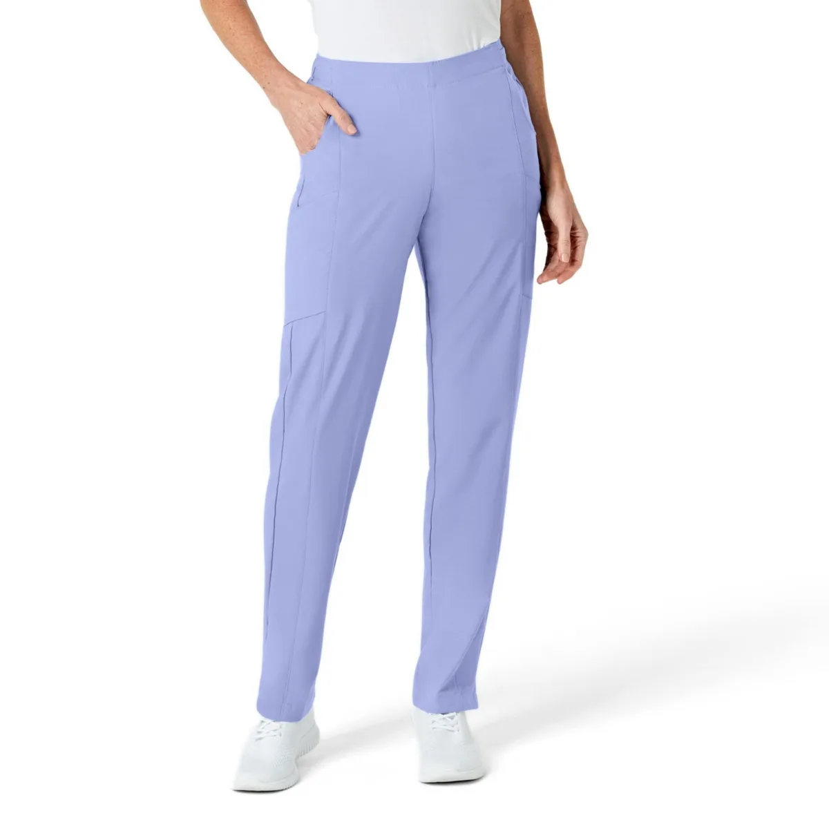 W123 Flat Front Cargo Scrub Pant