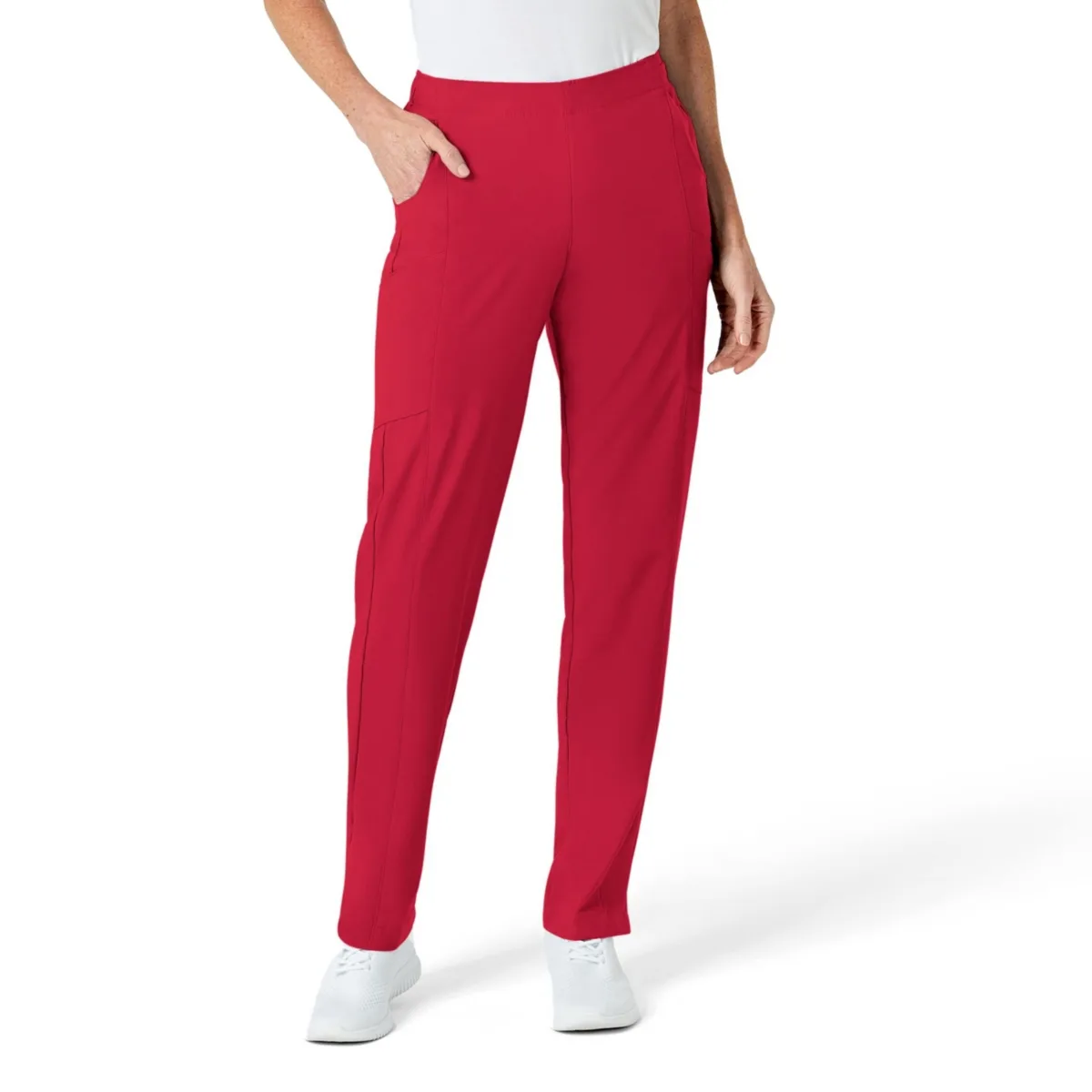 W123 Flat Front Cargo Scrub Pant
