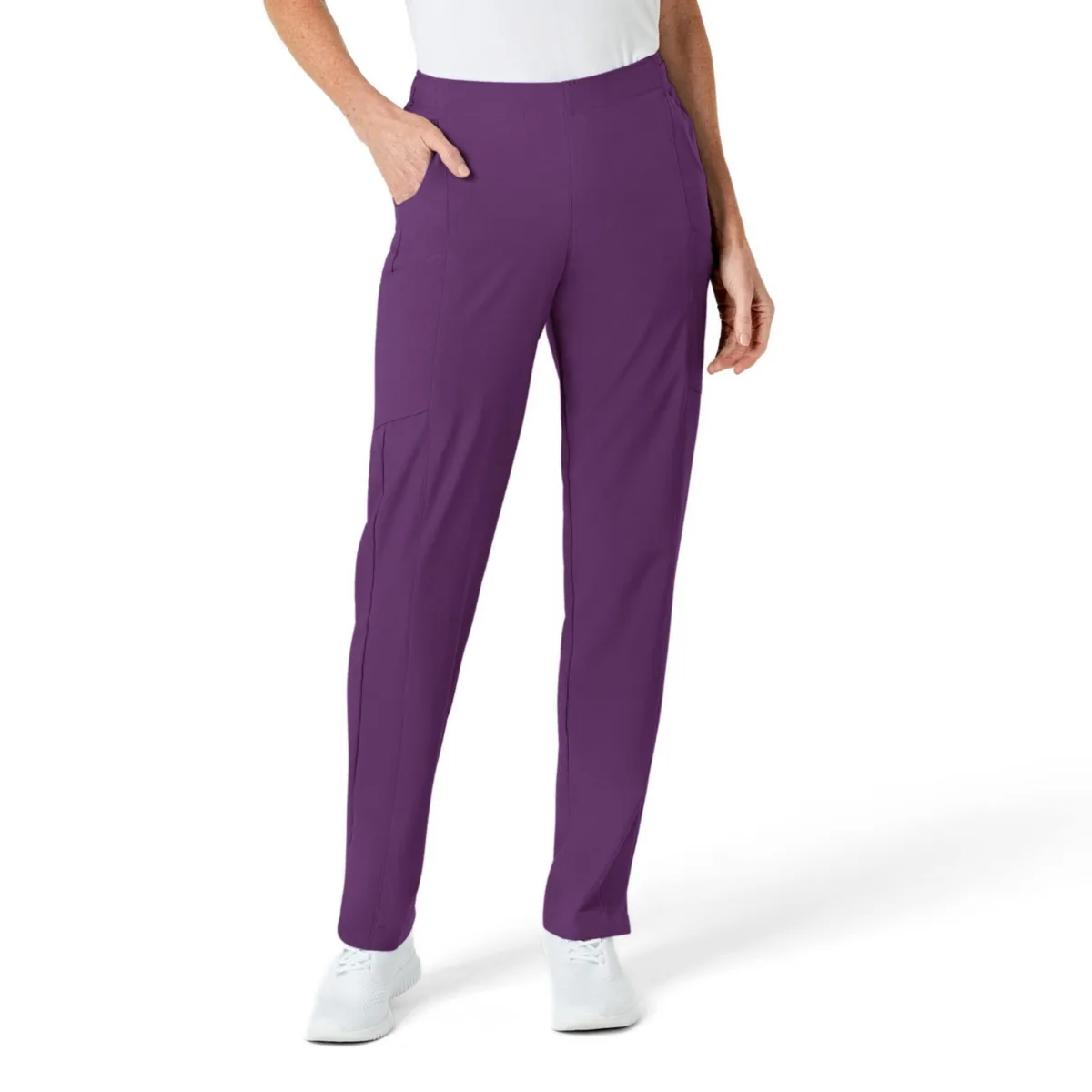 W123 Flat Front Cargo Scrub Pant