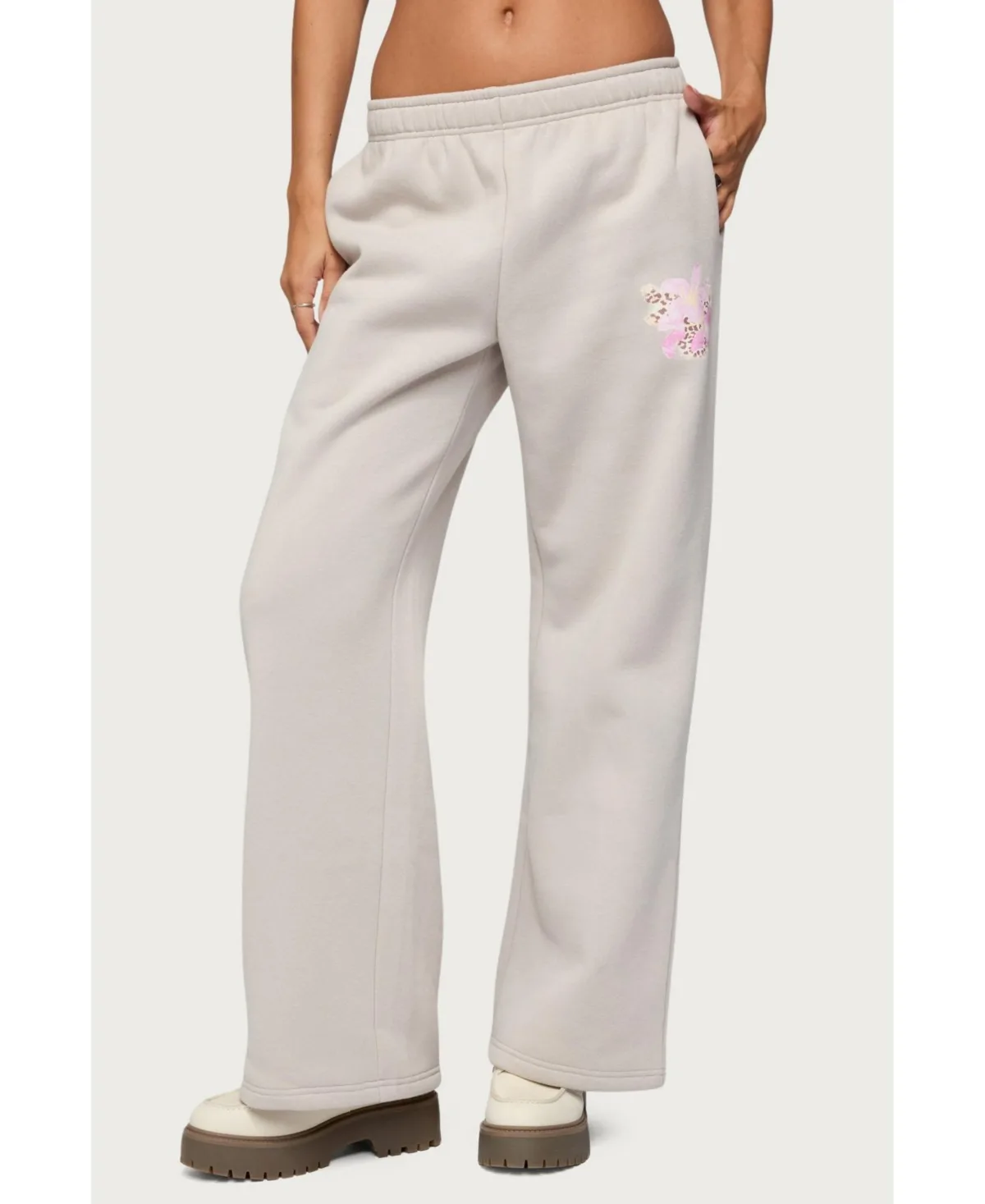 Wild Petal Sweatpants by Edikted