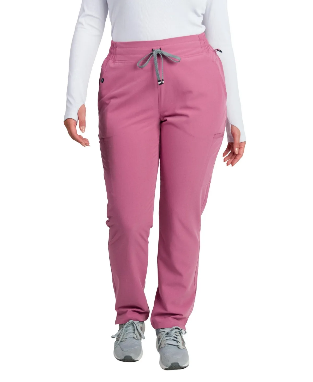 Ariana Mid-Rise Slim Straight Scrub Pant