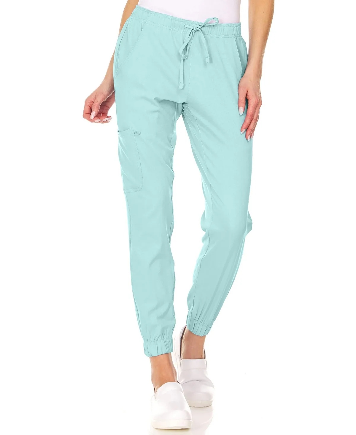 Leah 5-Pocket Stretch Cargo Jogger Scrub Pants by Medichic