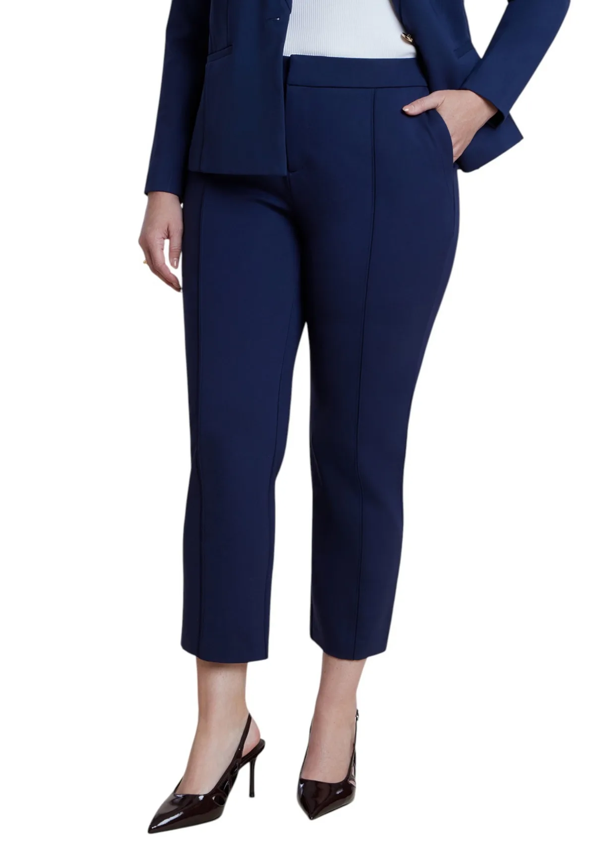The Ultimate Stretch Slim Leg Pant by Eloquii