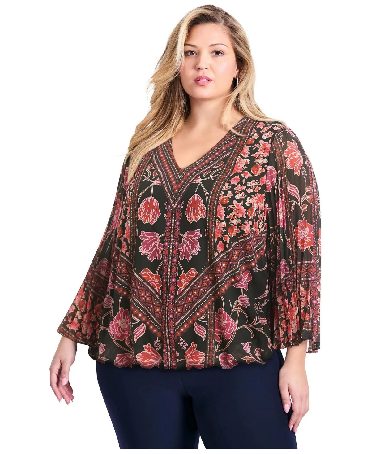 Pleat Sleeve Top