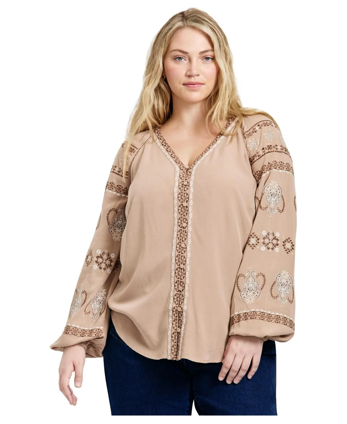 Angelina Embroidered Blouse
