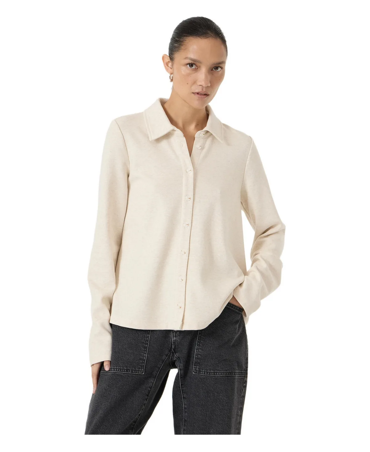 Button A-Line Polo Top by Hush
