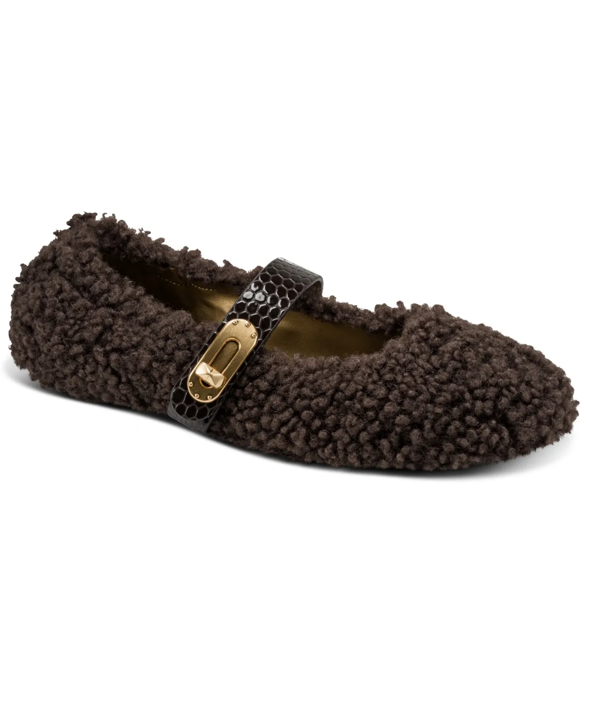 Anselm Cozy Mary Jane Flats by Donna Karan New York