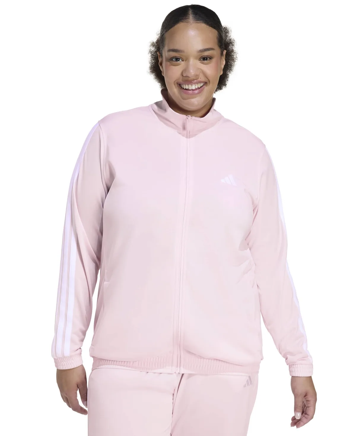 Essentials Tricot Three Stripes Track Jacket by Adidas