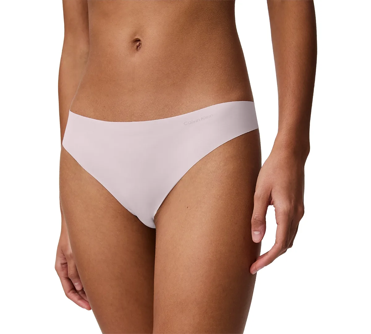 Invisibles Microfiber Stretch Thong Underwear by Calvin Klein