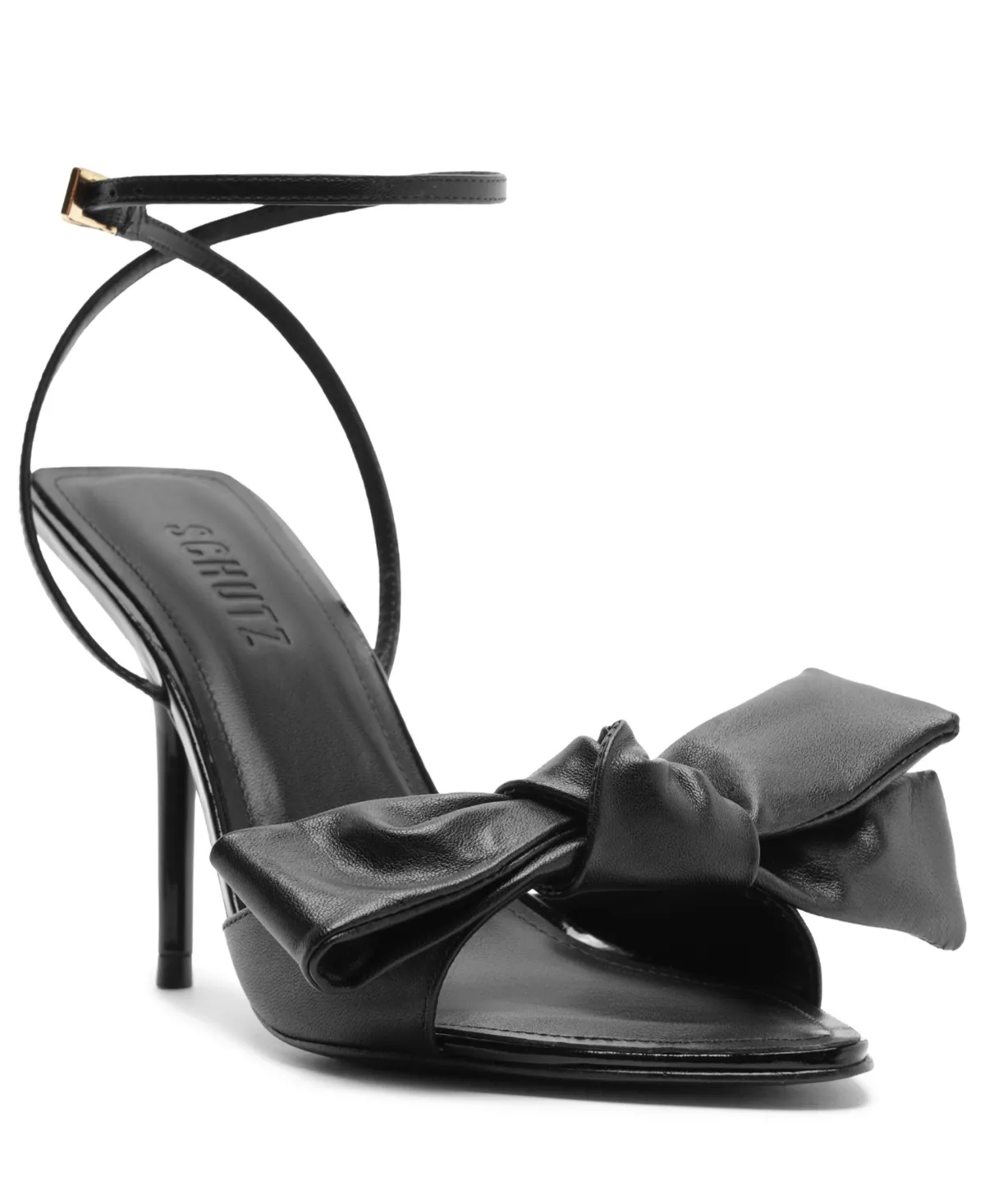 Elodie Buckle Bow Pointed Toe Sandals by Schutz