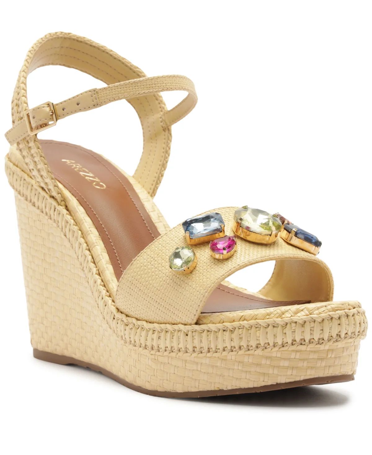 Georgina Wedge Heel Sandals by Arezzo