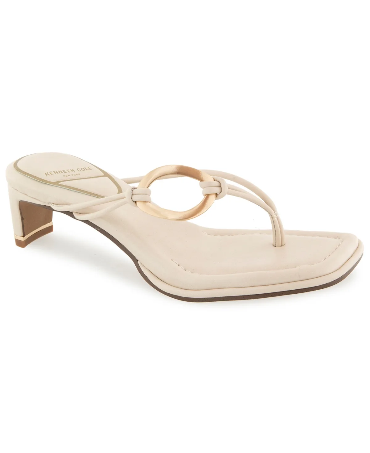 Madrid Kitten Heel Thong Sandals by Kenneth Cole New York