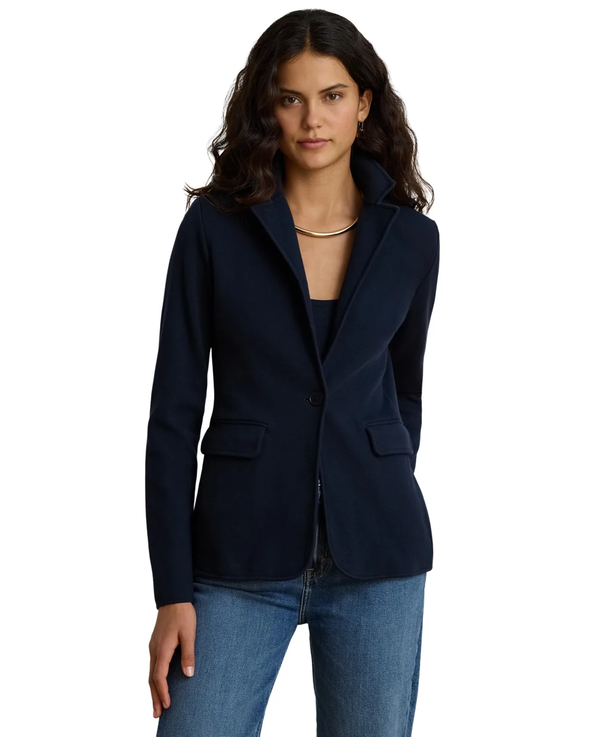 Cotton-Blend Sweater Blazer by Lauren Ralph Lauren
