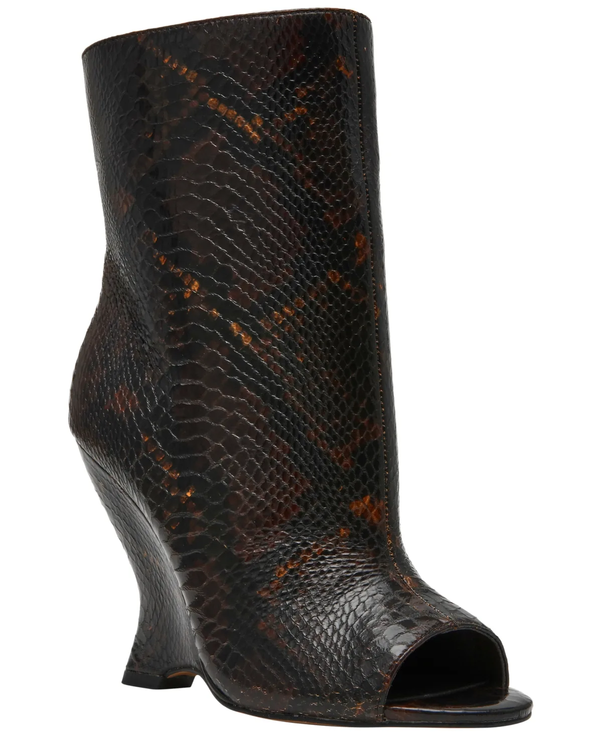Rylix Peep Toe Sculpted Wedge Booties by Steve Madden