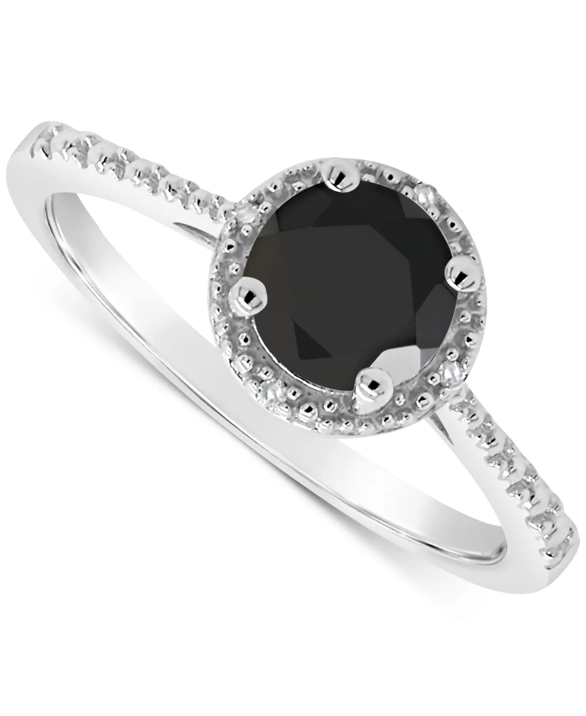 Cultured Freshwater Pearl & Diamond Accent Ring in Sterling Silver by Macy's