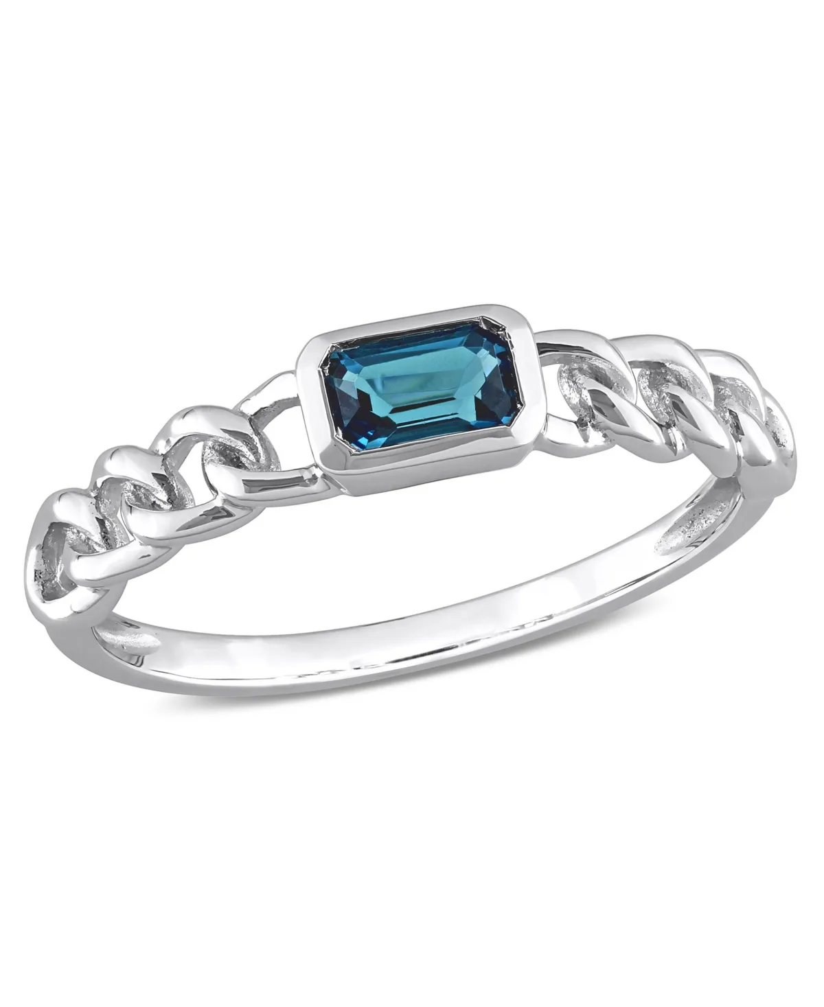 Citrine (1/3 ct. t.w.) Link Ring in 10k Yellow Gold by Macy's
