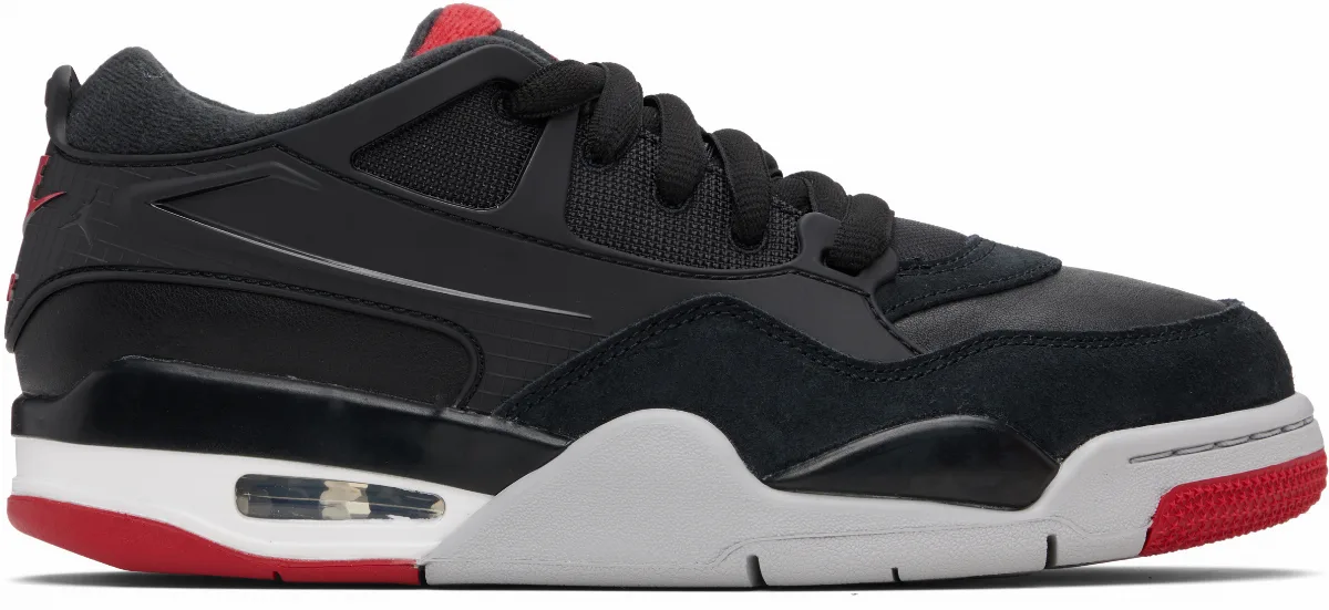 Black & Red Air Jordan 4 RM Sneakers