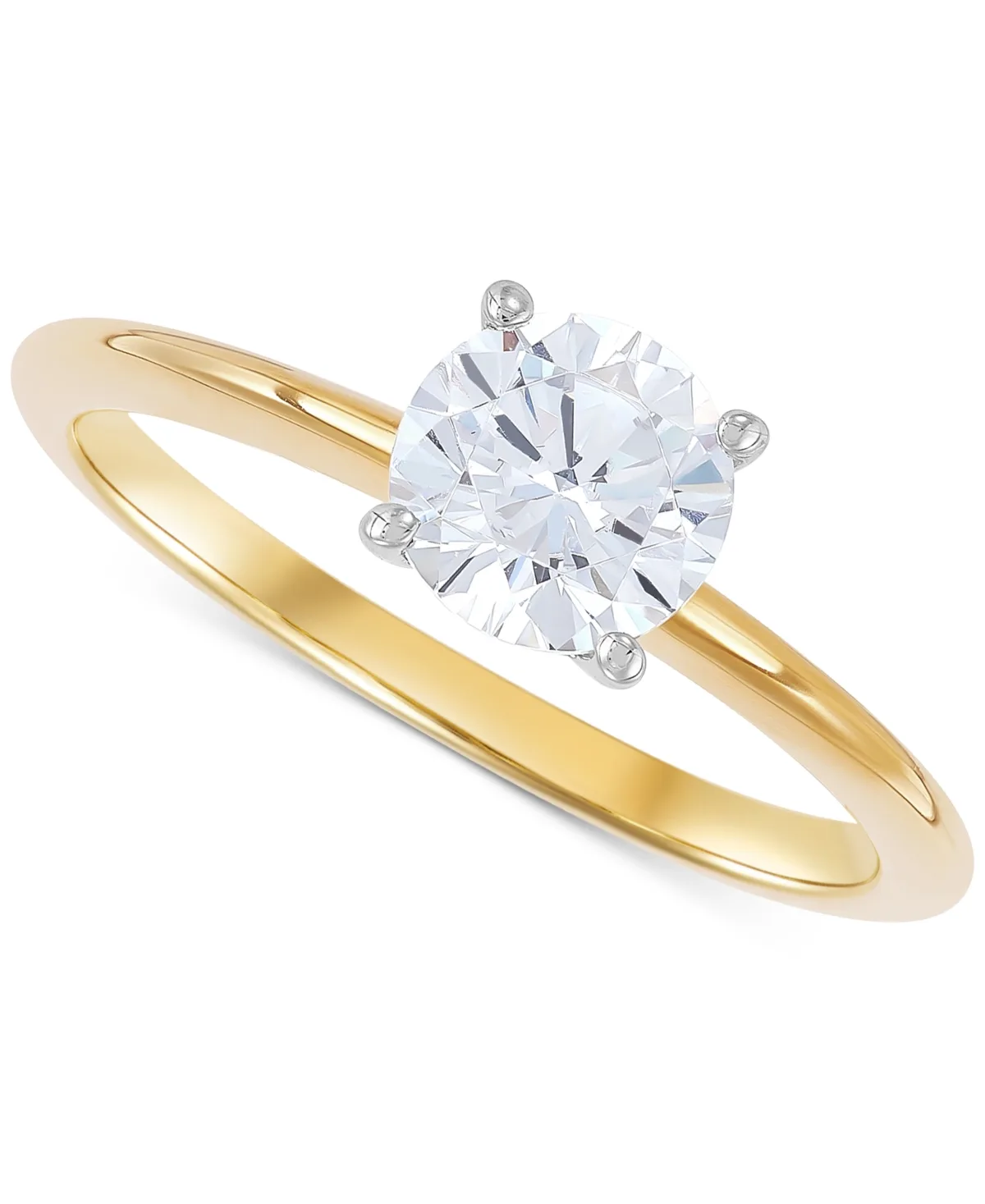 Grown with Love Igi Certified Lab Grown Diamond Engagement Ring (1 ct. t.w.) in 14k White Gold or 14k Gold & White Gold