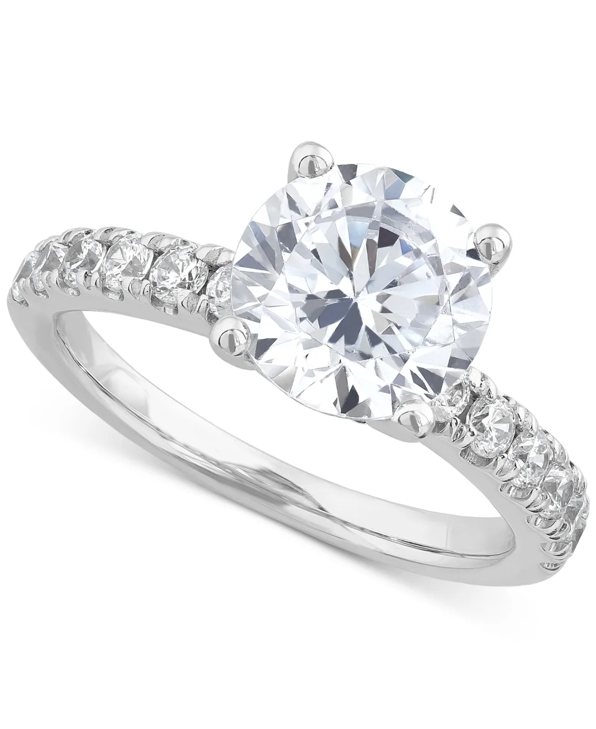 Grown with Love Igi Certified Lab Grown Diamond Engagement Ring (3 ct. t.w.) in 14k White Gold or 14k Gold & White Gold