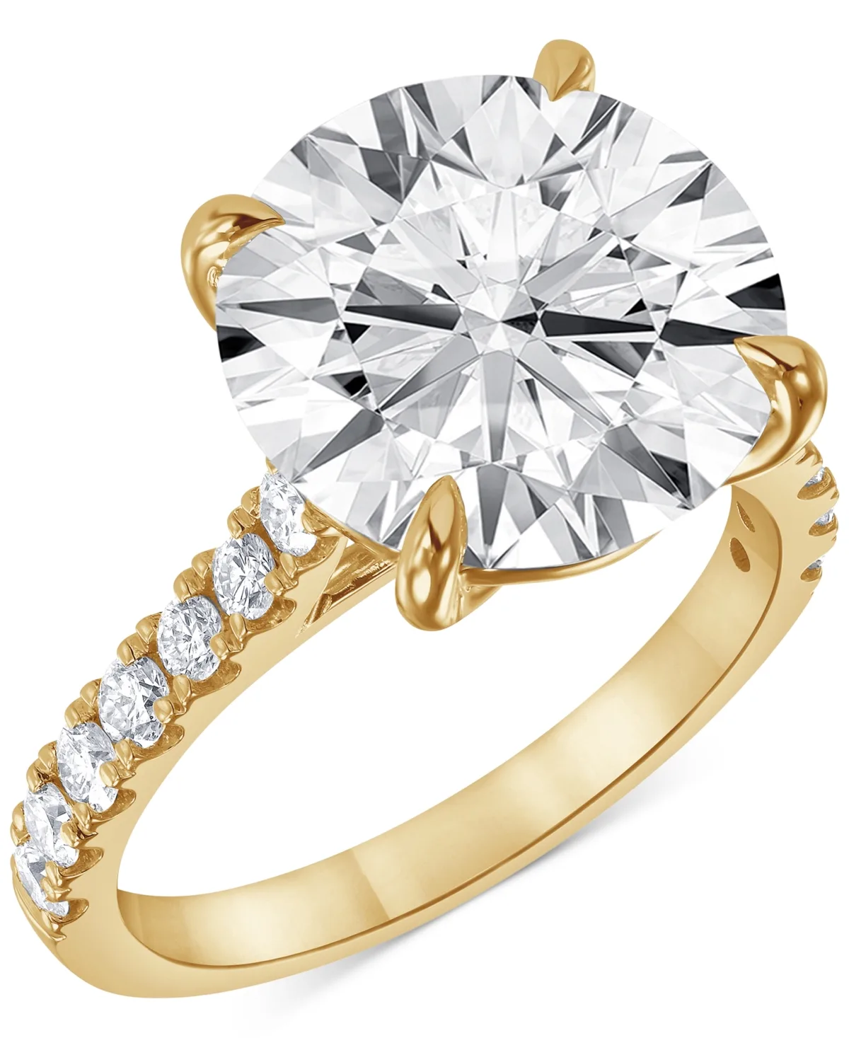 Badgley Mischka Igi Certified Lab Grown Diamond Engagement Ring (6 ct. t.w.) in 14k White, Yellow or Rose Gold by Macy's