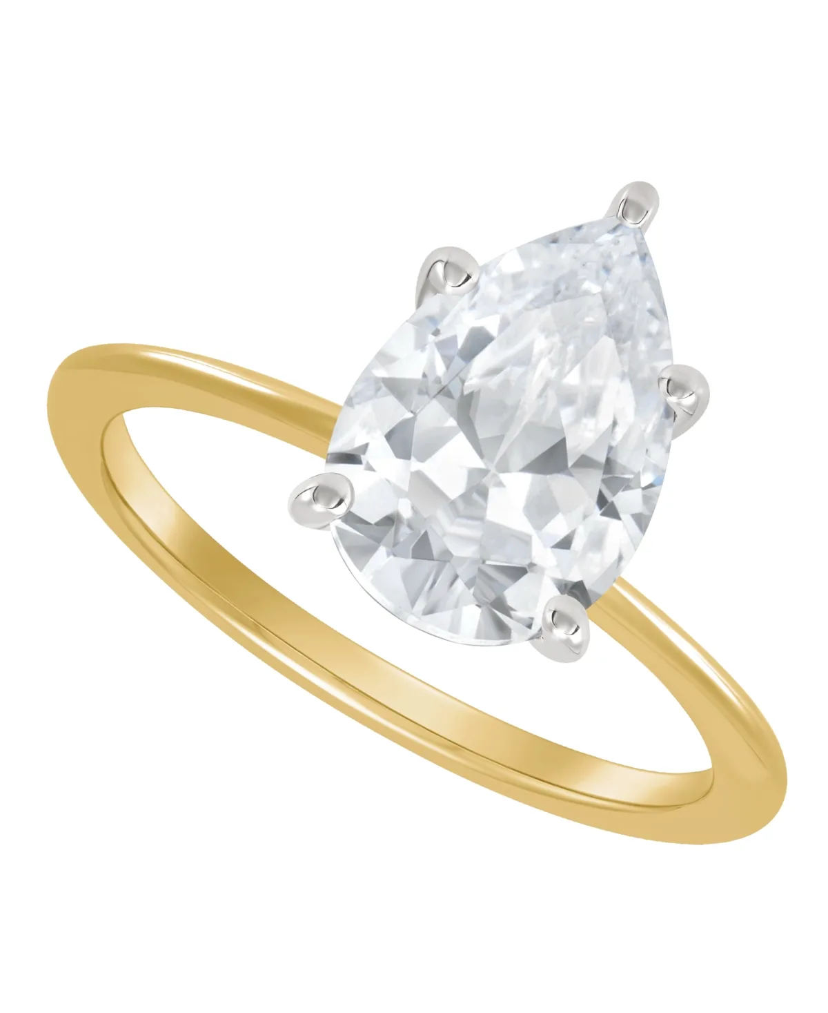 Grown with Love Igi Certified Lab Grown Diamond Solitaire Engagement Ring (2-1/2 ct. t.w.) in 14k White Gold