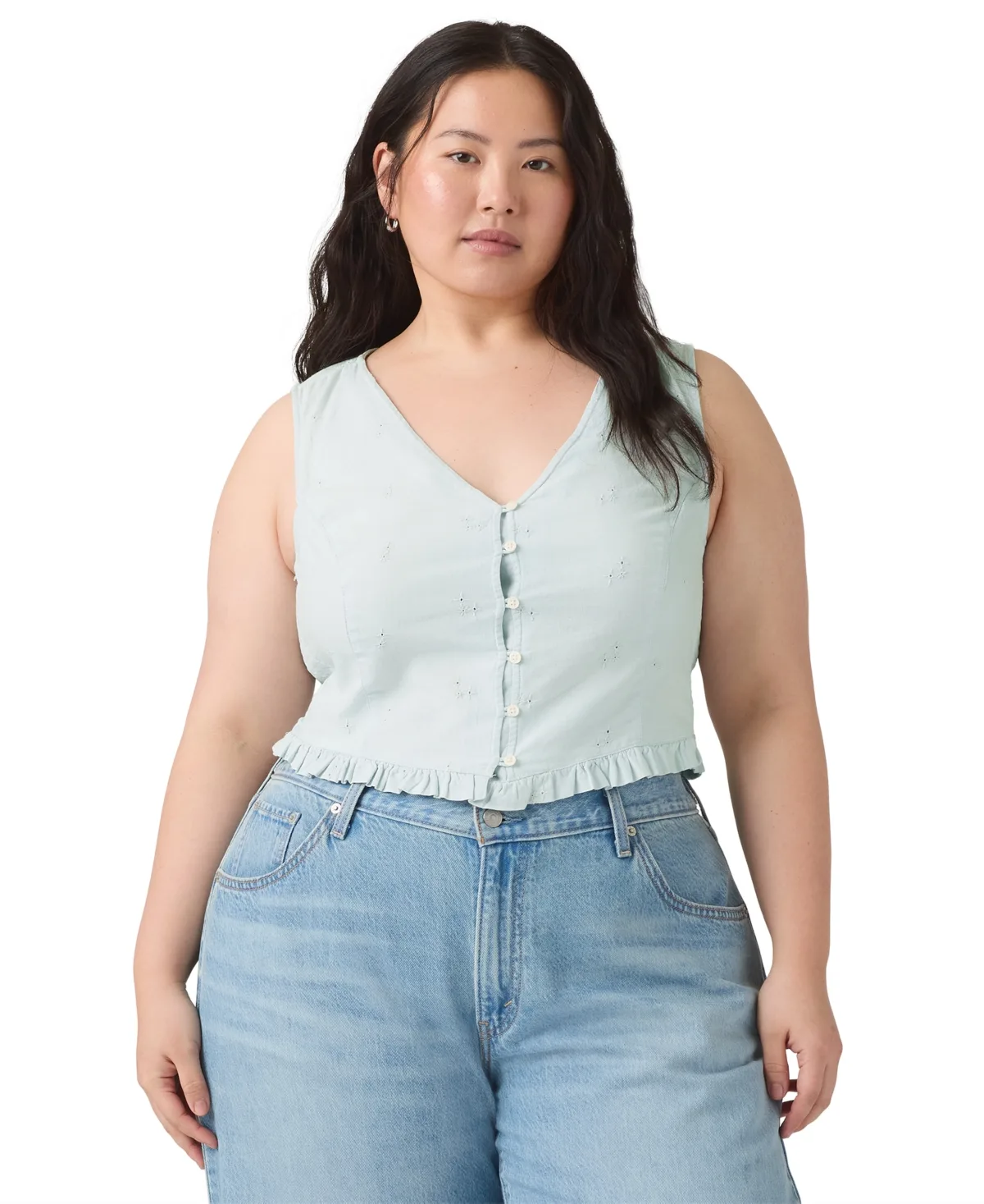 Teagan V-Neck Sleeveless Blouse by Levi's