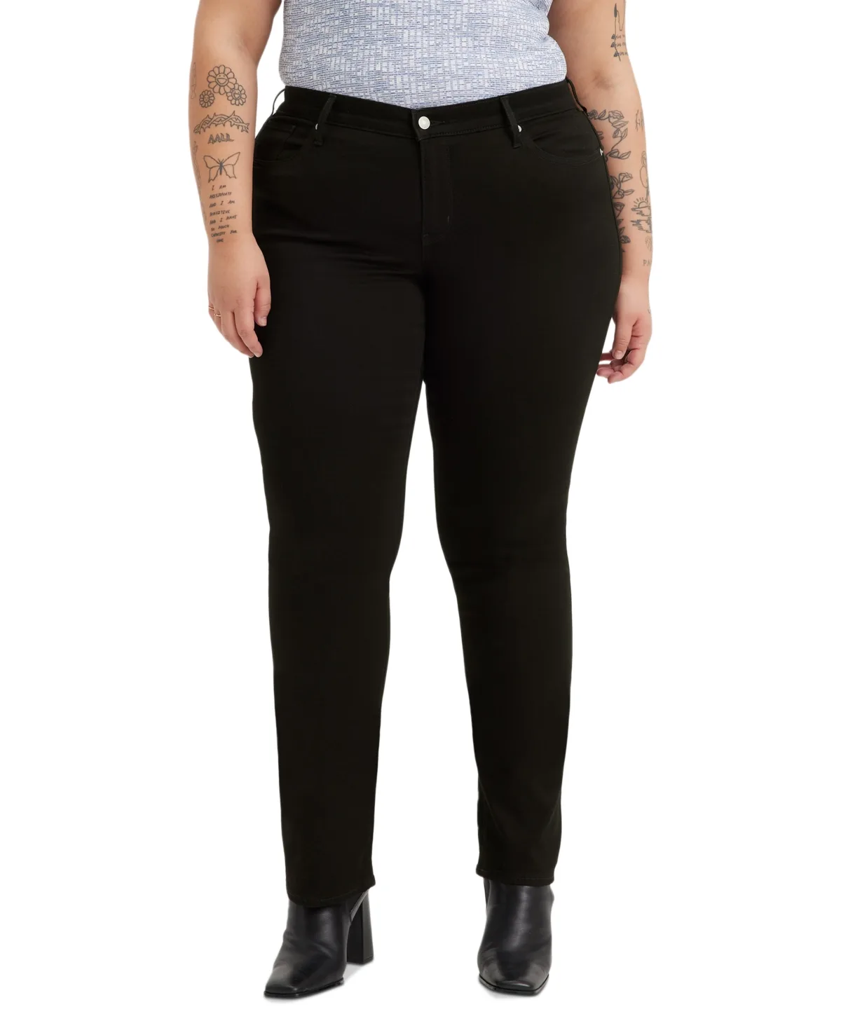 314 Mid-Rise Shaping Straight-Leg Jeans by Levi's