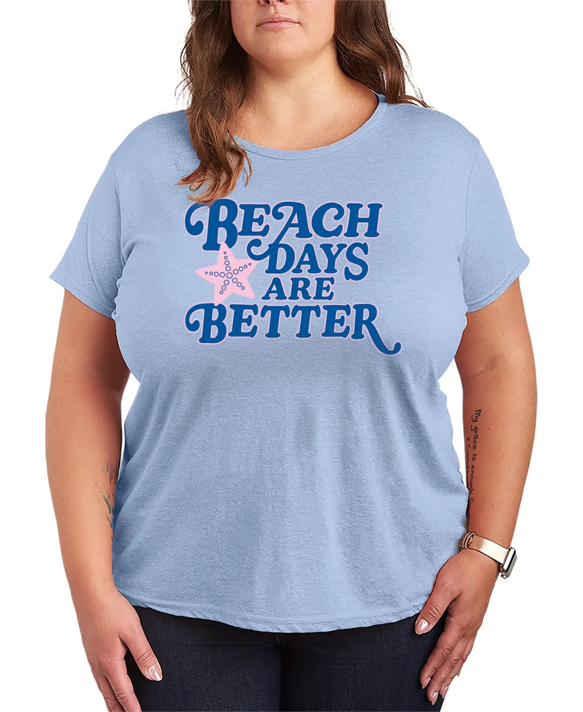 Instant Message Beach Days Are Better Short-Sleeve Graphic T-Shirt by Hybrid Apparel