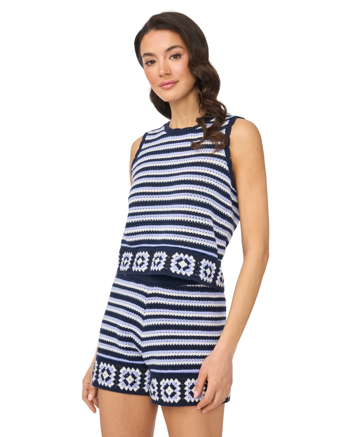 Sleeveless Crewneck Tank Top by Cece