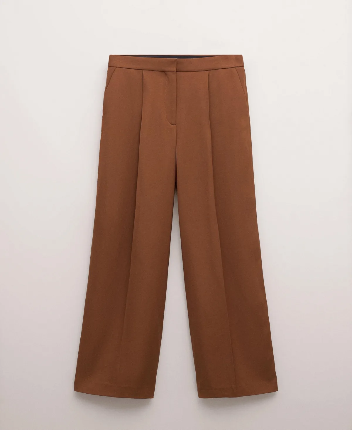 Straight Low-Rise Suit Pants by Mango