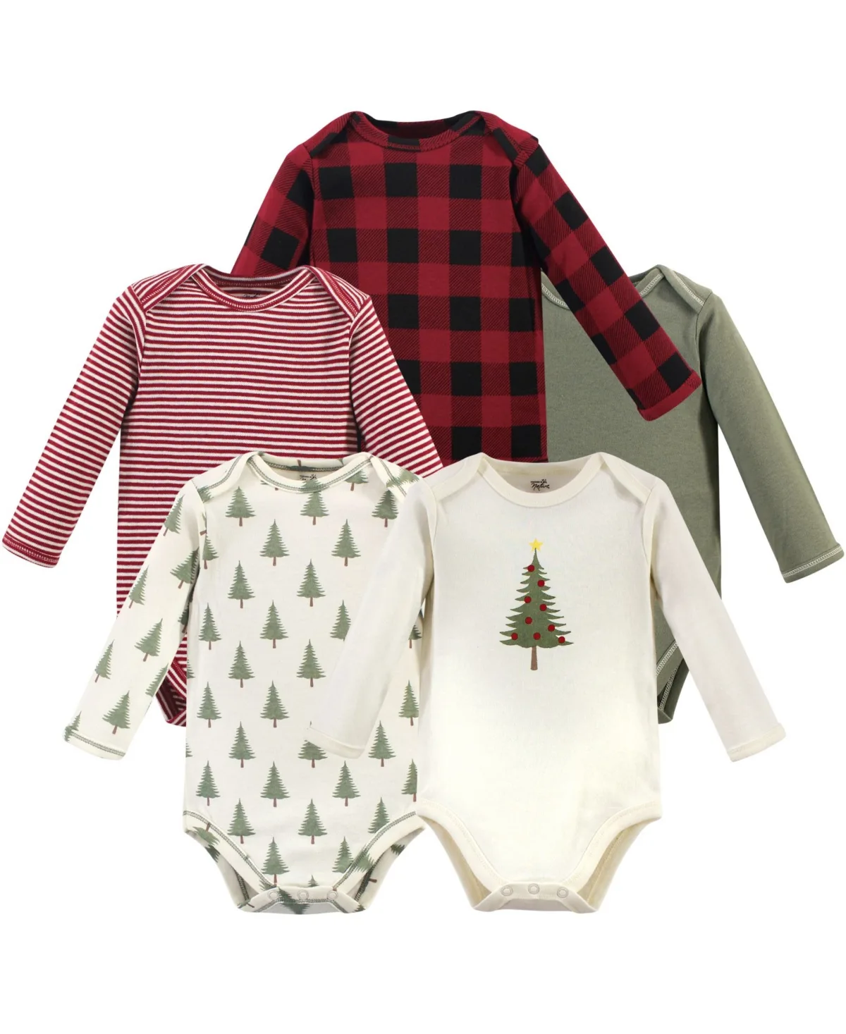 Natural Cotton Long-Sleeve One-Piece by Touched By Nature
