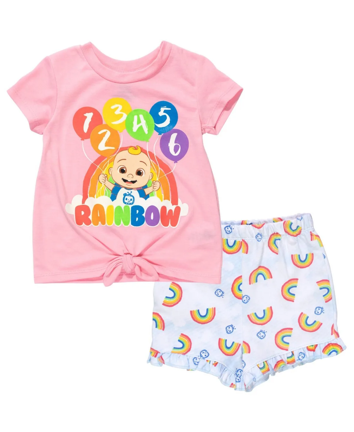 T-Shirt and French Terry Shorts Outfit Set by Cocomelon