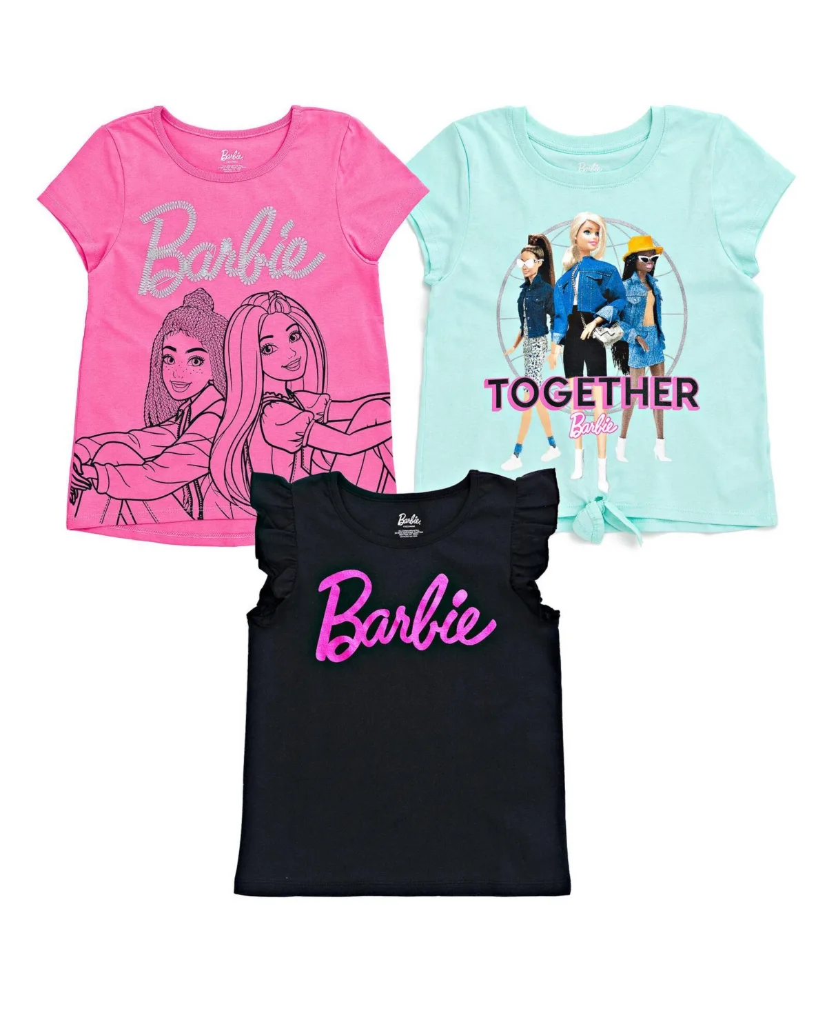 3 Pack T-Shirts by Barbie