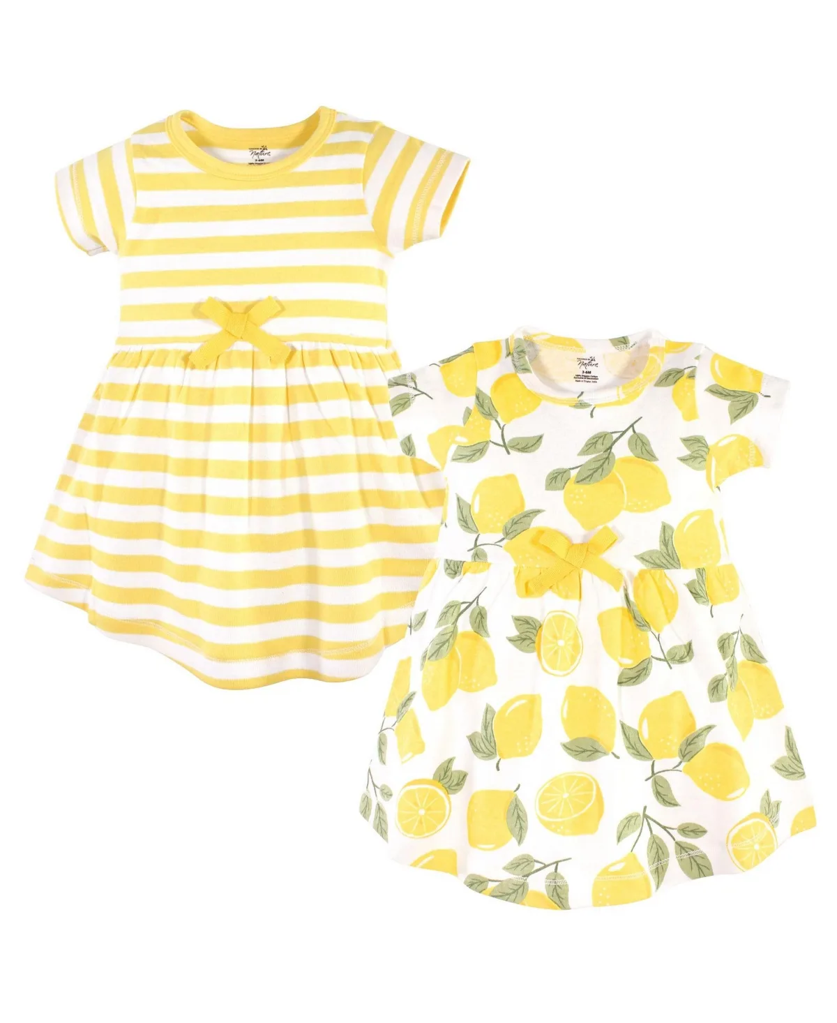 Natural Cotton Dresses Featuring Both Short and Long Sleeves by Touched By Nature