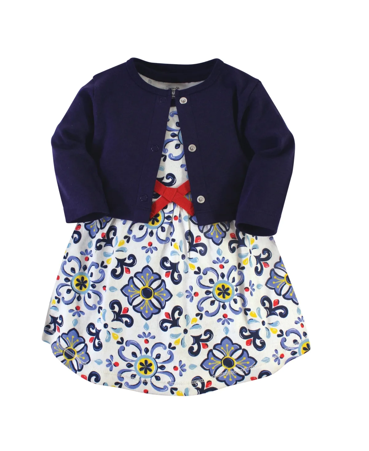 Natural Cotton Dress and Cardigan by Touched By Nature