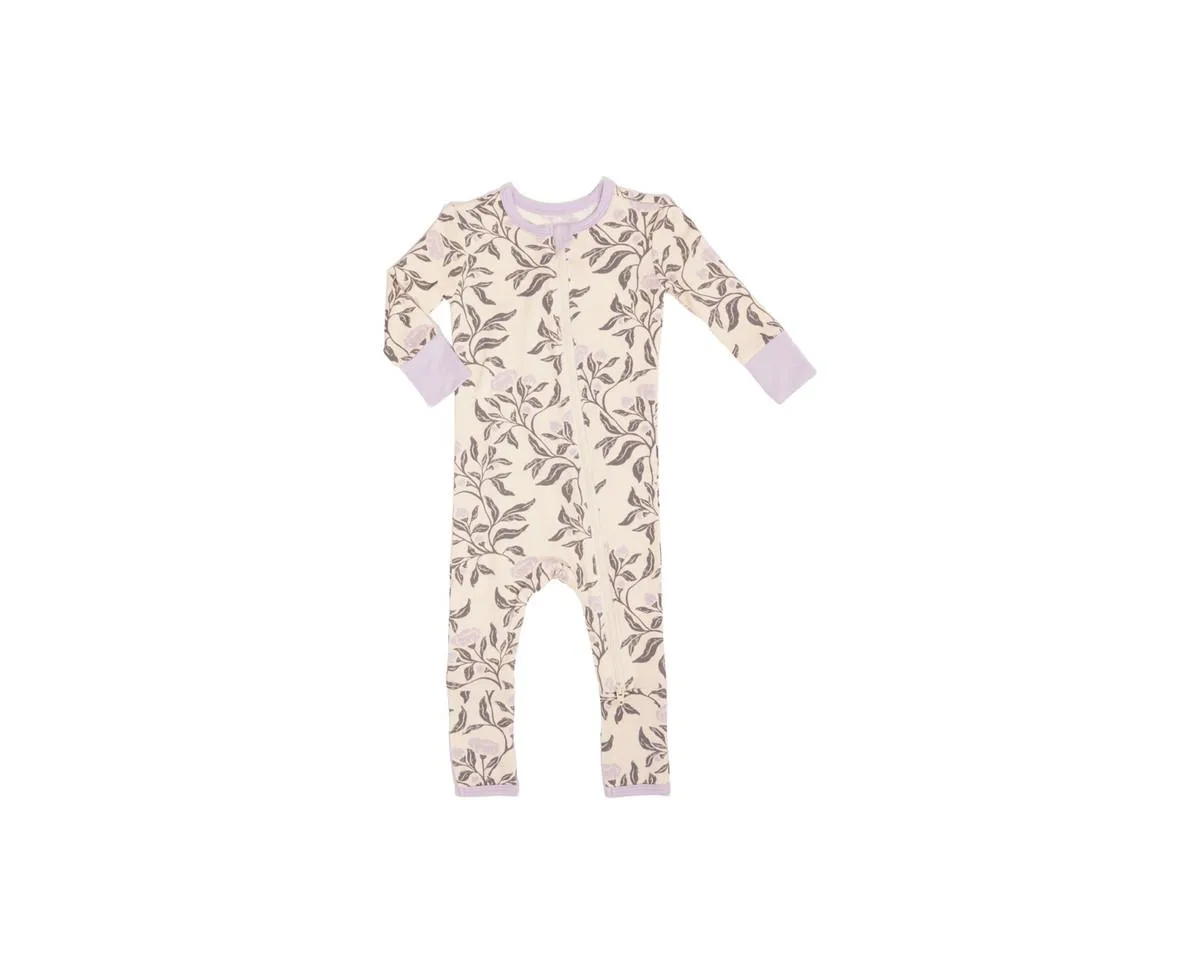 Convertible Romper Fitted Long Sleeve Pajama by Baby Grey By Everly Grey