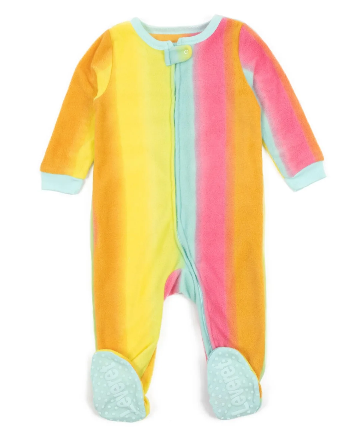 Matching Family One-Piece Sleep'n Play Fleece Footed Pajamas - Cute and Playful Prints (03M-24M) by Leveret